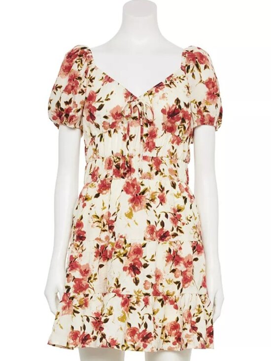 Liberty Love Dresses & Skirts - NWT Liberty Love Floral Mini Dress Puff Sleeve Cottagecore Size Medium